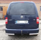 Volkswagen Caddy 2004-2010 Hintere Eckschutzrohre AK003 (2 Stk., Edelstahl) Foto 11